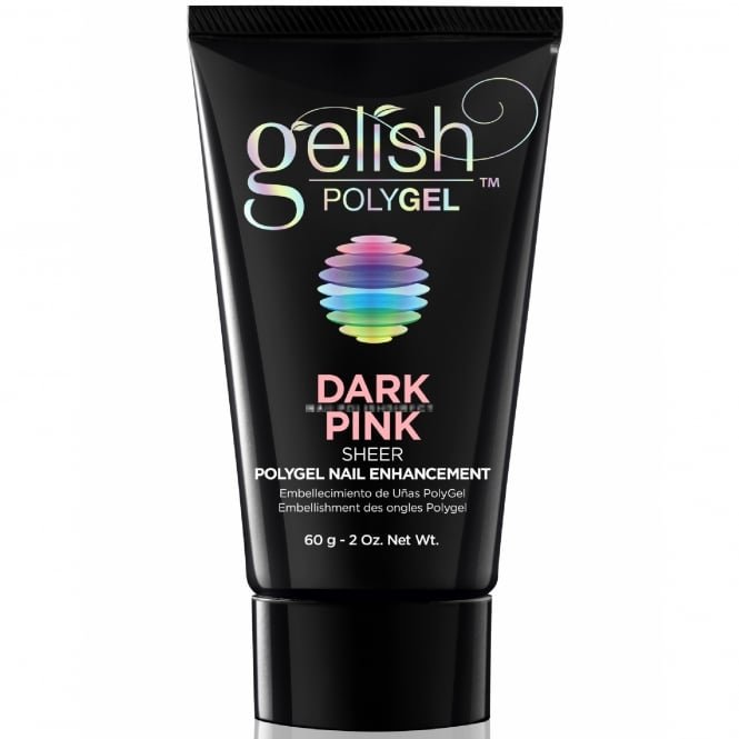 Gelish Polygel - Hybrid Nail Enhancement Gel - Dark Pink 60g