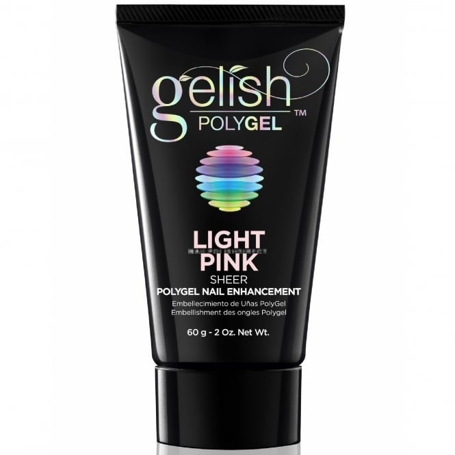 Gelish Polygel - Hybrid Nail Enhancement Gel - Light Pink 60g