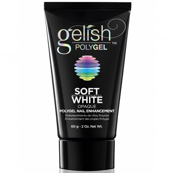 Gelish Polygel - Hybrid Nail Enhancement Gel - Soft White 60g