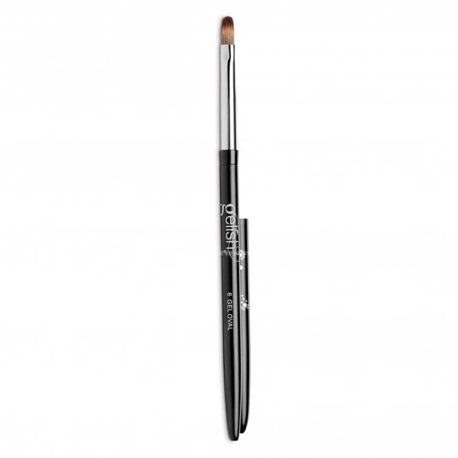 Gelish Professional Gel Brush - Size 6 Gel Oval Application Brush (01382)