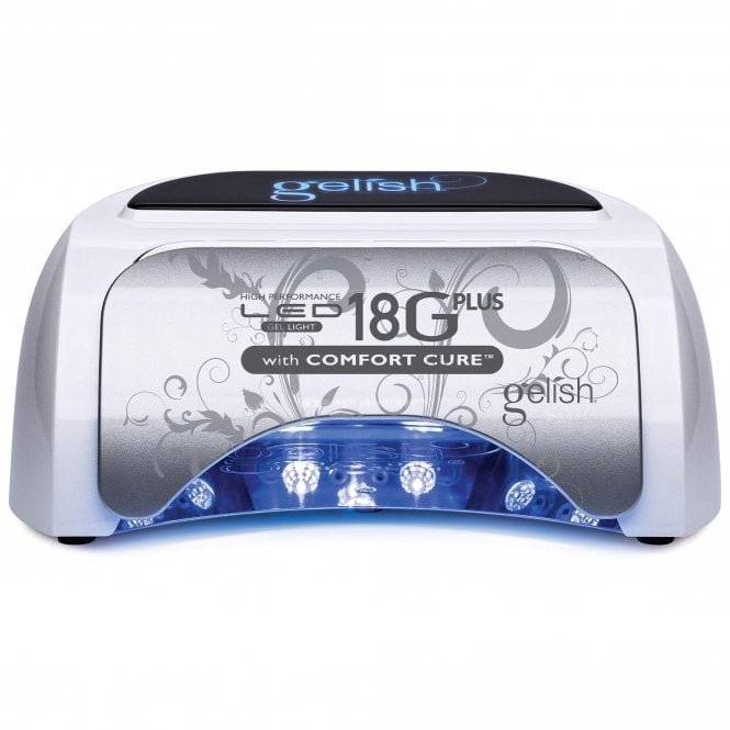 Gelish 18G Plus with Comfort Cure LED Light - Cures Gels 4x Faster - 36W (1168002)