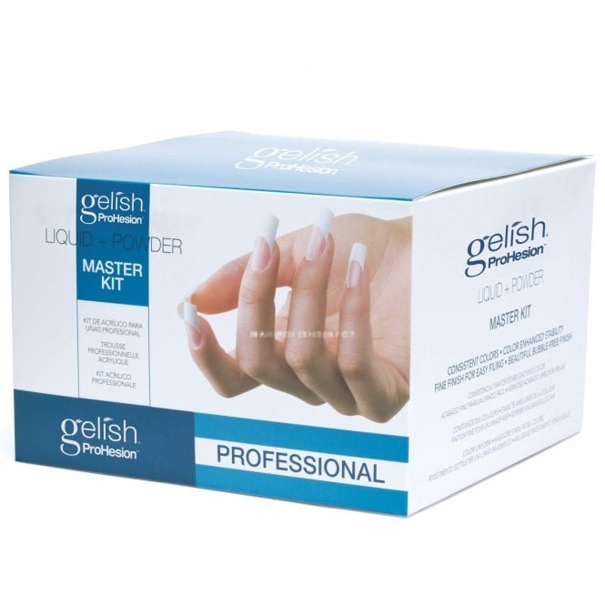 Gelish ProHesion Acrylic Nail Sculpting Powder Master Kit - Liquid & Powder Kit (01100)