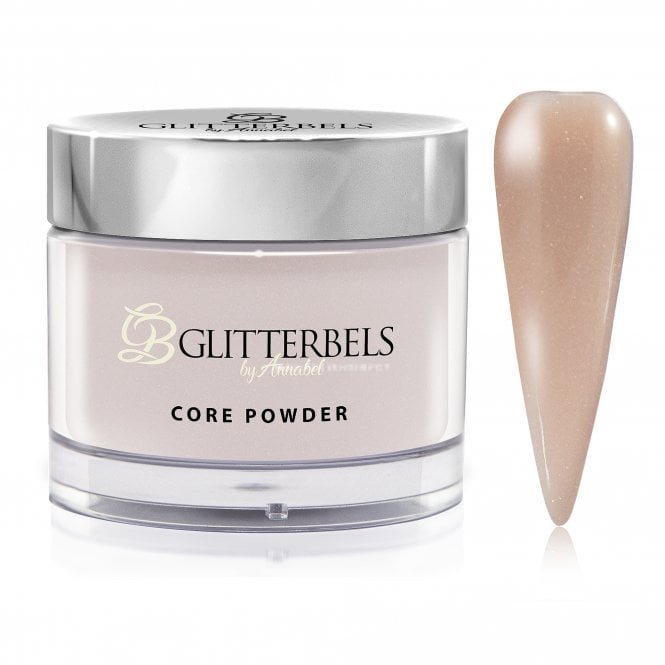 Glitterbels Acrylic Powder - Sugared Almond Shimmer 56g (CORE013S-56)