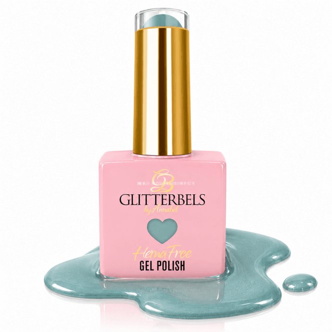 Glitterbels Cowgirl Club HEMA & TPO Free Gel Polish - Turquoise Sky 8ml