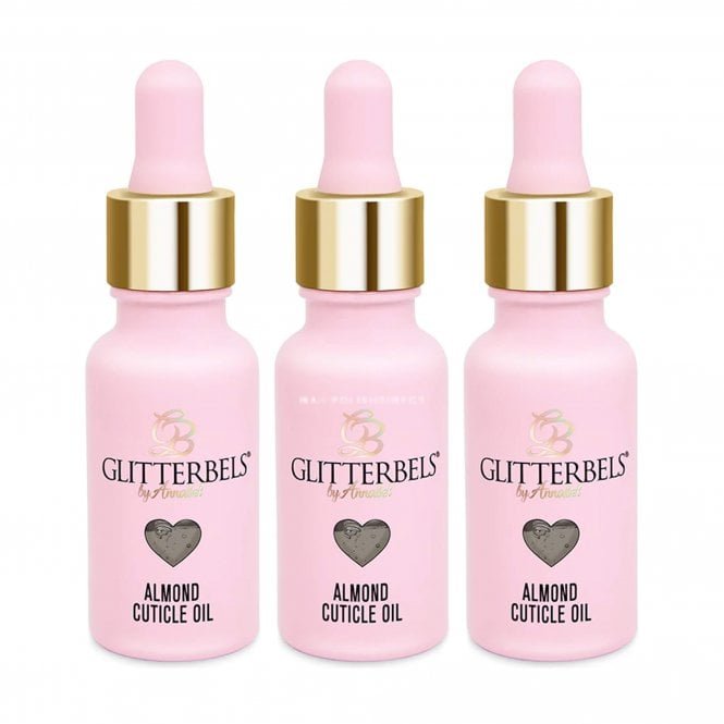 Glitterbels Cuticle Oil - Almond Scent - Mini Pack (3 x 5ml)(OIL001-18)