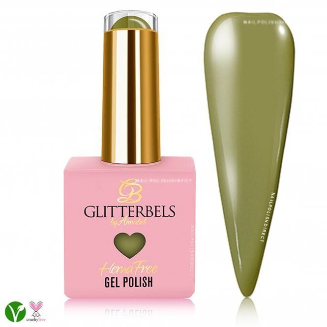 Glitterbels Hema Free Gel Polish - Olive Dressing 8ml (HGEL031)