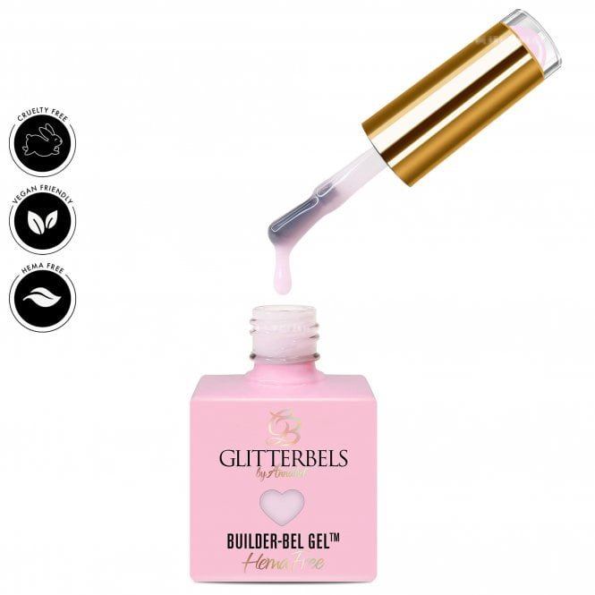 Glitterbels Hema & TPO Free Builder-bel Gel - Rosabella 17ml (HFBG024)