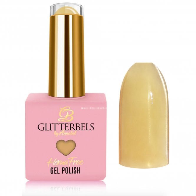Glitterbels Hema & TPO Free Gel Polish - Amber Glass 8ml (HGEL617) 