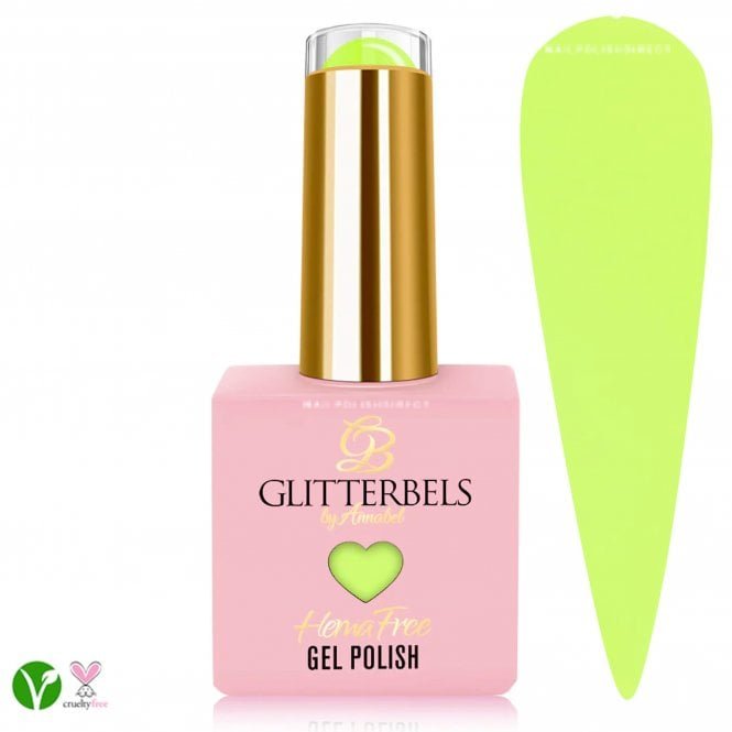 Glitterbels Hema & TPO Free Gel Polish - Chat Up Lime 8ml (HGEL583)