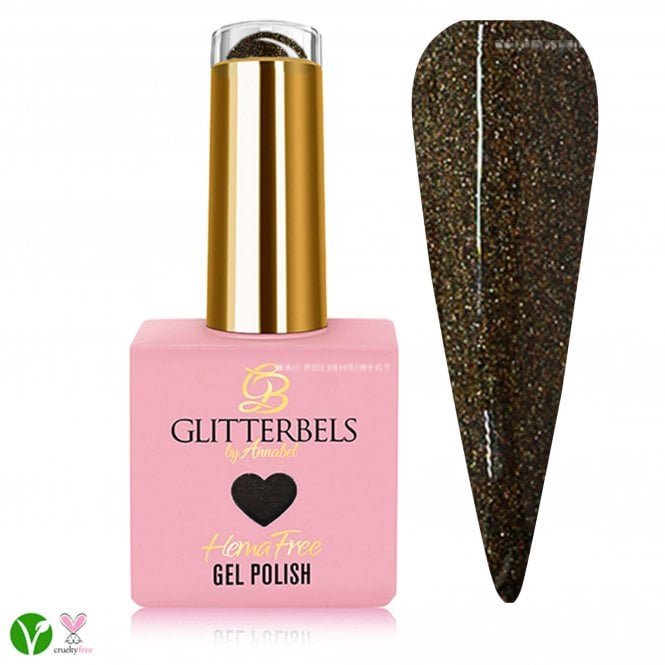 Glitterbels Hema & TPO Free Gel Polish - Chocolate Brownies 8ml (HGEL149)