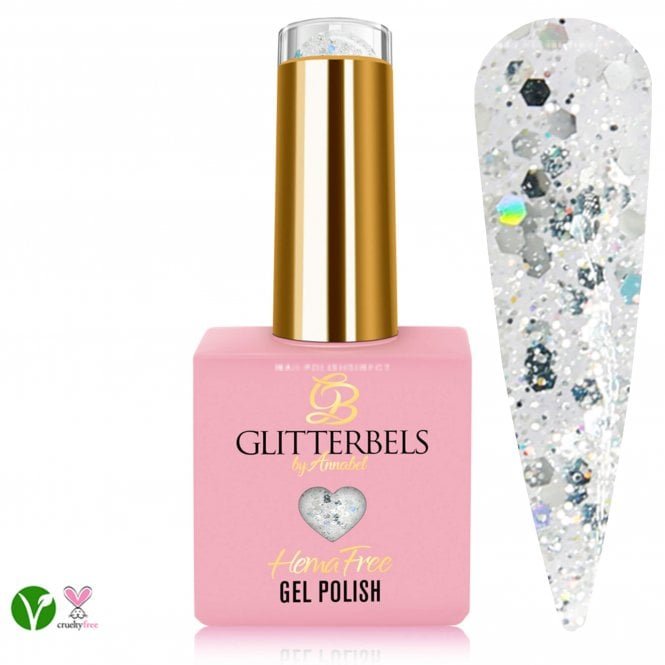 Glitterbels Hema & TPO Free Gel Polish - Dripping In Diamonds 17ml (HGEL461-17)
