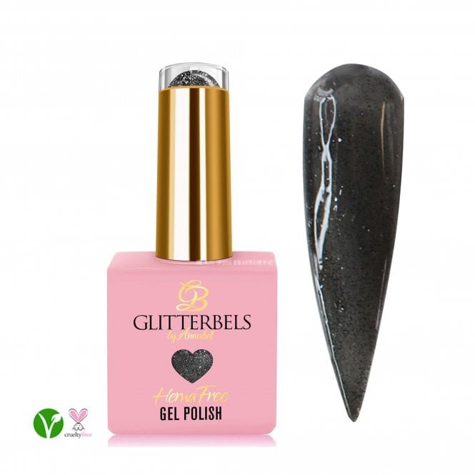 Glitterbels Hema & TPO Free Gel Polish - Girly Goth 8ml (HGEL559)