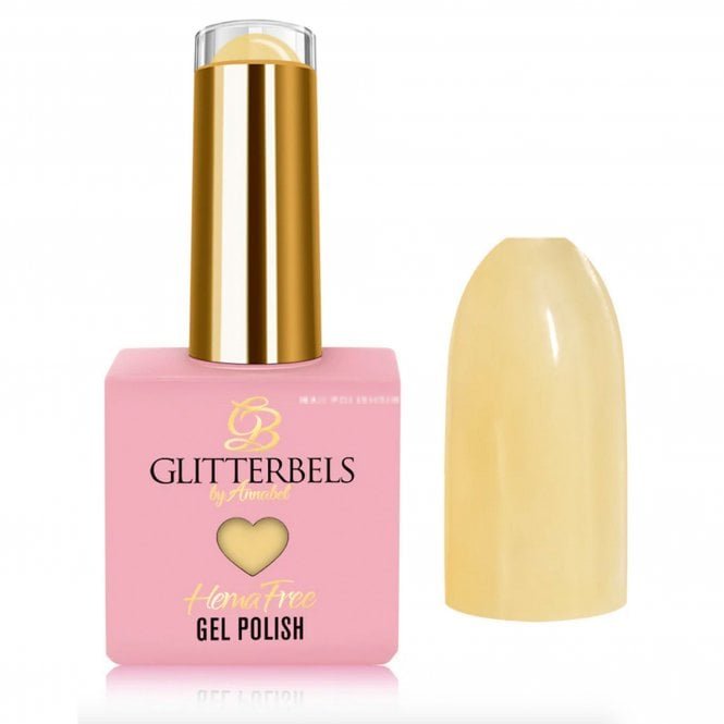 Glitterbels Hema & TPO Free Gel Polish - Lemon Syrup 8ml (HGEL618) 