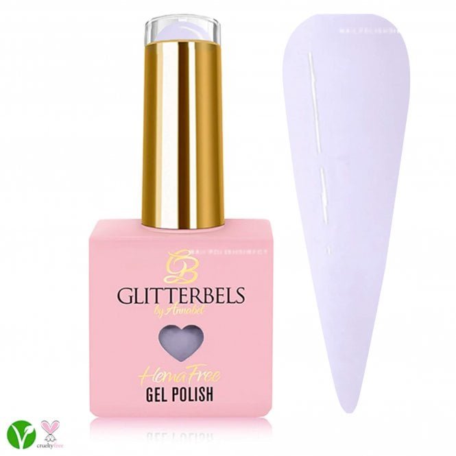 Glitterbels Hema & TPO Free Gel Polish - Pastel Lilac 8ml (HGEL159)