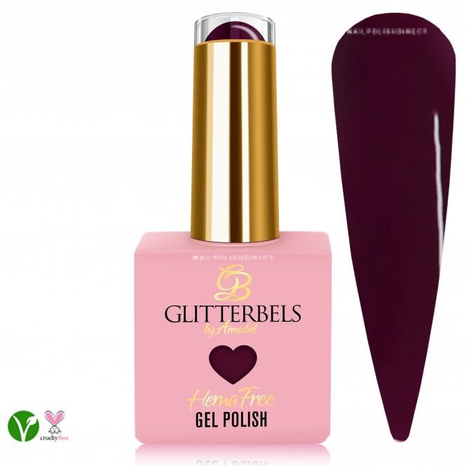 Glitterbels Hema & TPO Free Gel Polish - Perfect Plums 8ml (HGEL443)