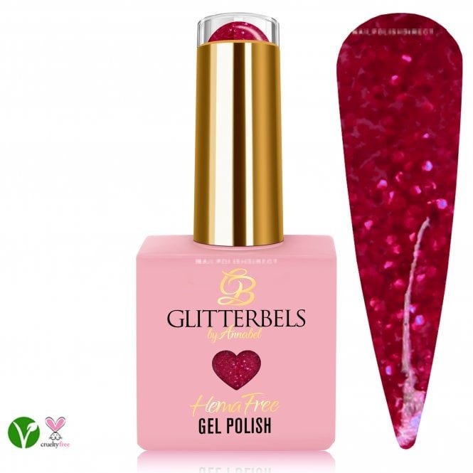 Glitterbels Hema & TPO Free Gel Polish - Strawberry Glaze 17ml (HGEL435-17)