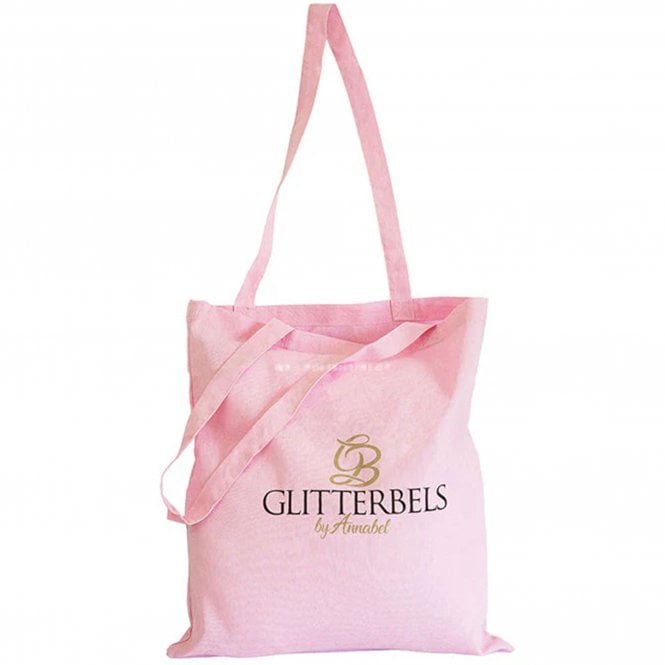 Glitterbels Pink Cotton Tote Bag (ESS021)