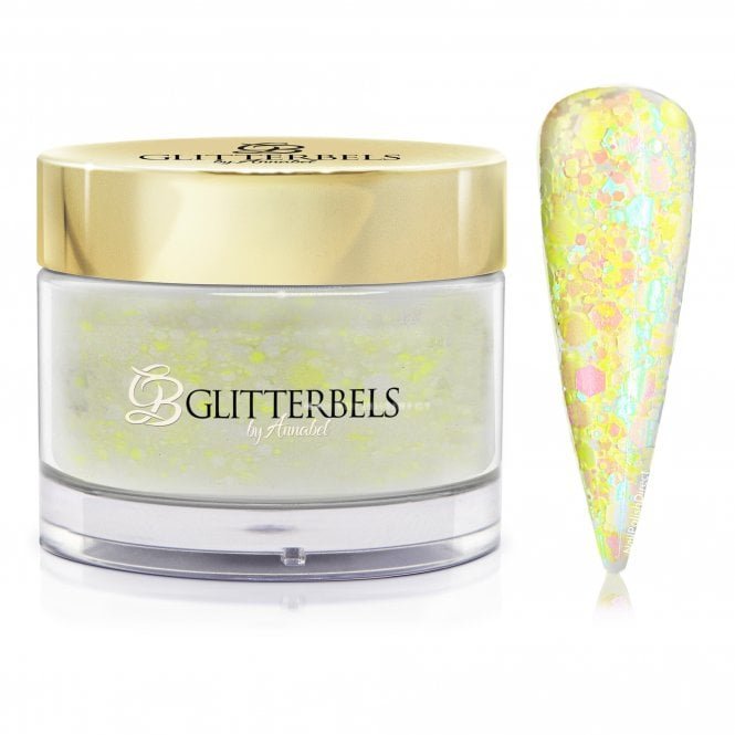 Glitterbels Acrylic Powder - Lemon Swirl 28g (GB431)
