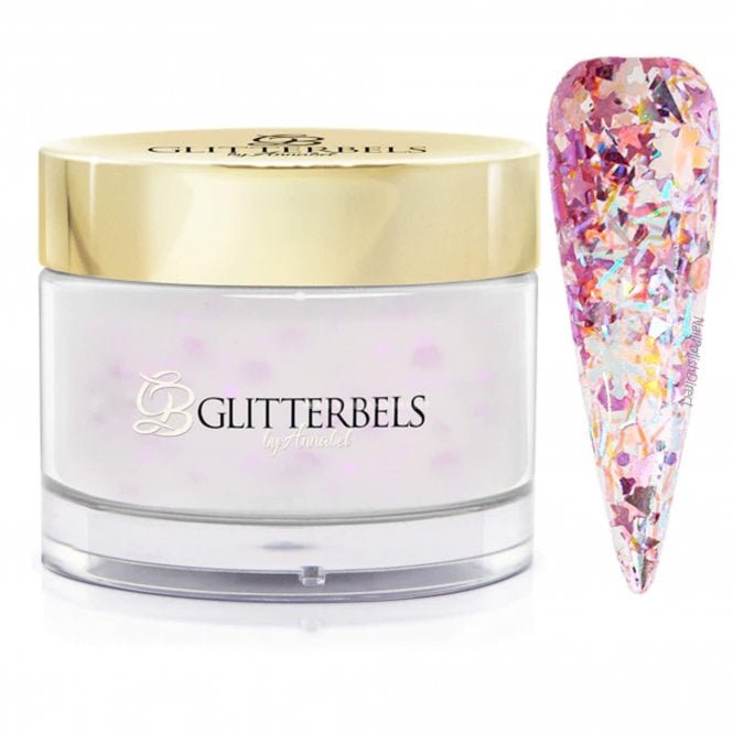 Glitterbels Acrylic Powder - Purple Snow 28g (GB462)