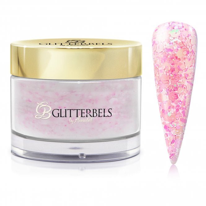 Glitterbels Acrylic Powder - Raspberry Ripple 28g (GB428)