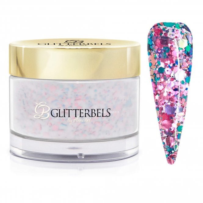 Glitterbels Acrylic Powder - Unicorn Lashes 28g (GB490)