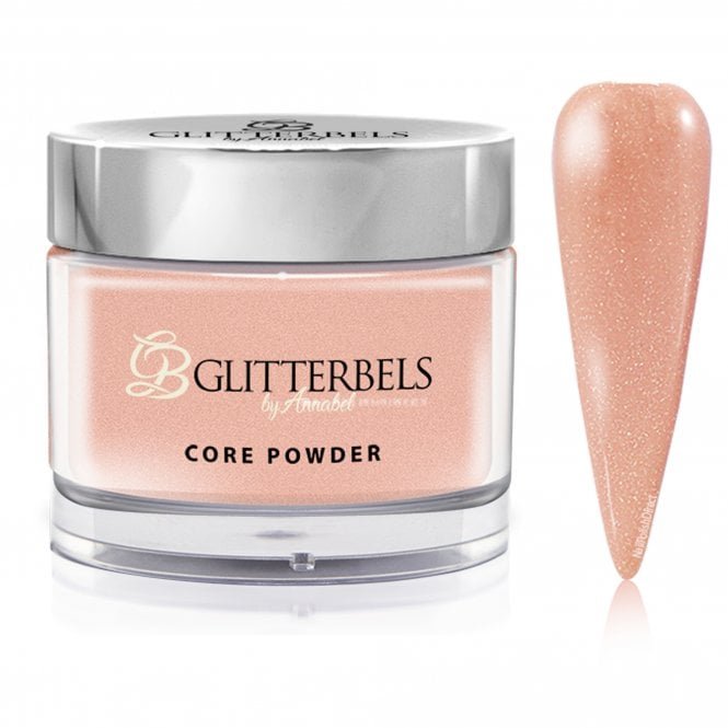 Glitterbels Acrylic Powder - Honey Buff Shimmer 56g (CORE016S-56)