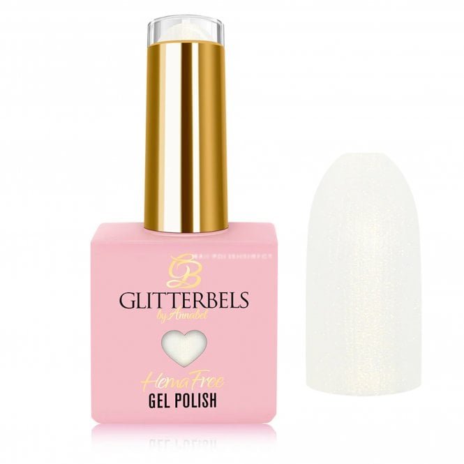 Glitterbels Precious Pearl HEMA & TPO Free Gel Polish - Ivory Pearl 8ml