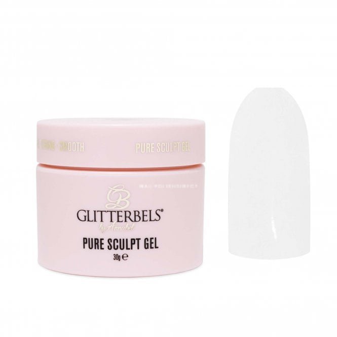 Glitterbels Pure Sculpt TPO-Free Self Levelling Hard Gel - Glass Heart 30g (HG019)