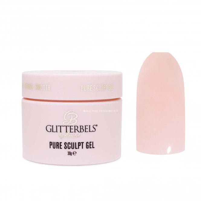 Glitterbels Pure Sculpt TPO-Free Self Levelling Hard Gel - Rose Silk 30g (HG002)