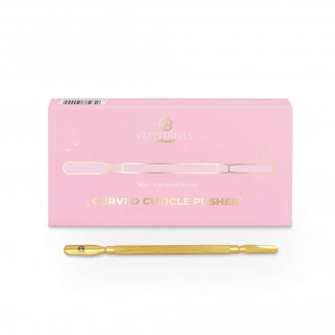 Glitterbels Stainless Steel Curved Cuticle Pusher (ESS053)