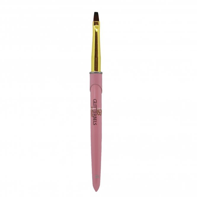 Glitterbels Unbelievabel Flat Edge Gel Brush - Size 4 (BRUSH011-4-F)