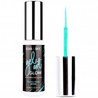 Glow In The Dark Nail Art Brush - Teal The Show 7.6ml