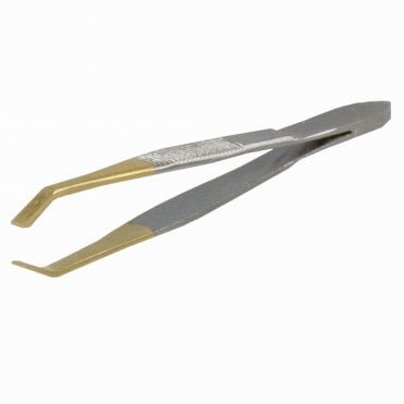 Beauty Essentials - Gold Tipped Claw Tweezer (SPI0195)