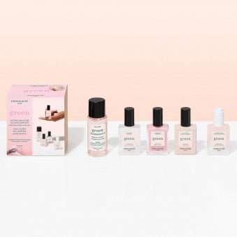 Green Air Dry Full Routine Mani Essentials System - Hortencia