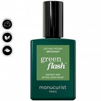 Green Flash Gel Nail Polish - Artichaut 15ml (51466)