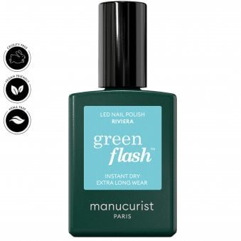 Green Flash Gel Nail Polish - Riviera 15ml (51458)