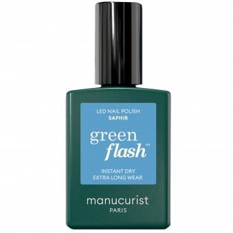 Green Flash Gel Nail Polish - Saphir 15ml (51448)