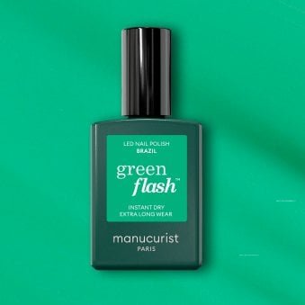 Green Flash Gel Nail Polish - Brazil 15ml (51627)