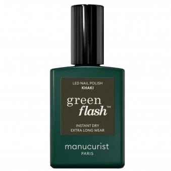 Green Flash Gel Nail Polish - Khaki 15ml (50021)