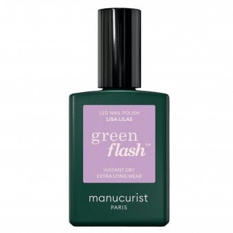 Green Flash Gel Nail Polish - Lisa Lilas 15ml (50059)