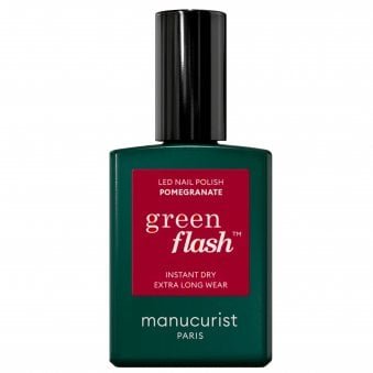 Green Flash Hema & TPO Free Gel Nail Polish - Pomegranate 15ml (50008)