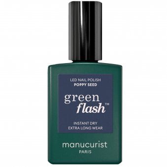 Green Flash Gel Nail Polish - Poppy Seed 15ml (51083)