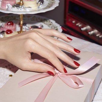 Green Flash Gel Nail Polish - Red Velvet 15ml (51486)