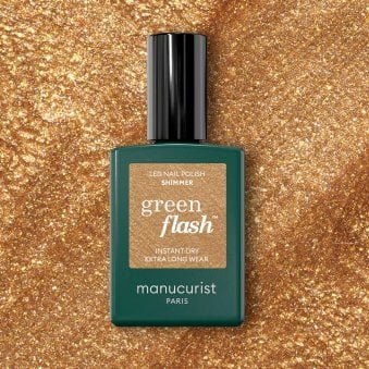 Green Flash Gel Nail Polish - Shimmer 15ml (51585)