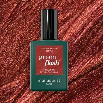 Green Flash Gel Nail Polish - Utopia 15ml (51485)