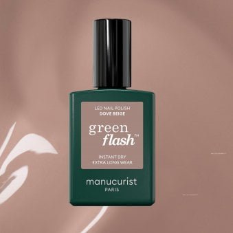 Green Flash Hema & TPO Free Gel Polish - Dove Beige 15ml (51103)