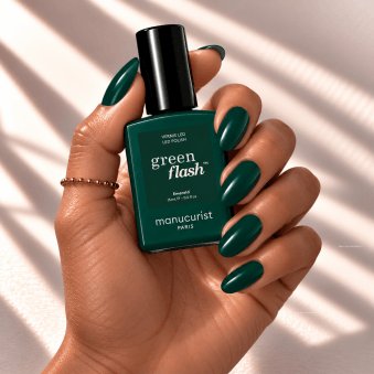 Green Flash Hema & TPO Free Gel Polish - Emerald 15ml