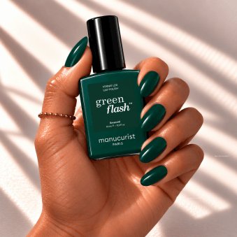 Green Flash Hema & TPO Free Gel Polish - Emerald 15ml