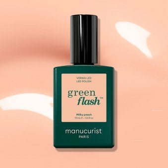 Green Flash Hema & TPO Free Gel Polish - Milky Peach 15ml