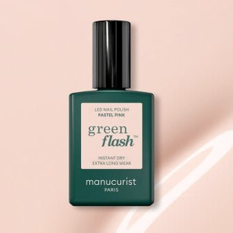 Green Flash Hema & TPO Free Gel Polish - Pastel Pink 15ml (51446)